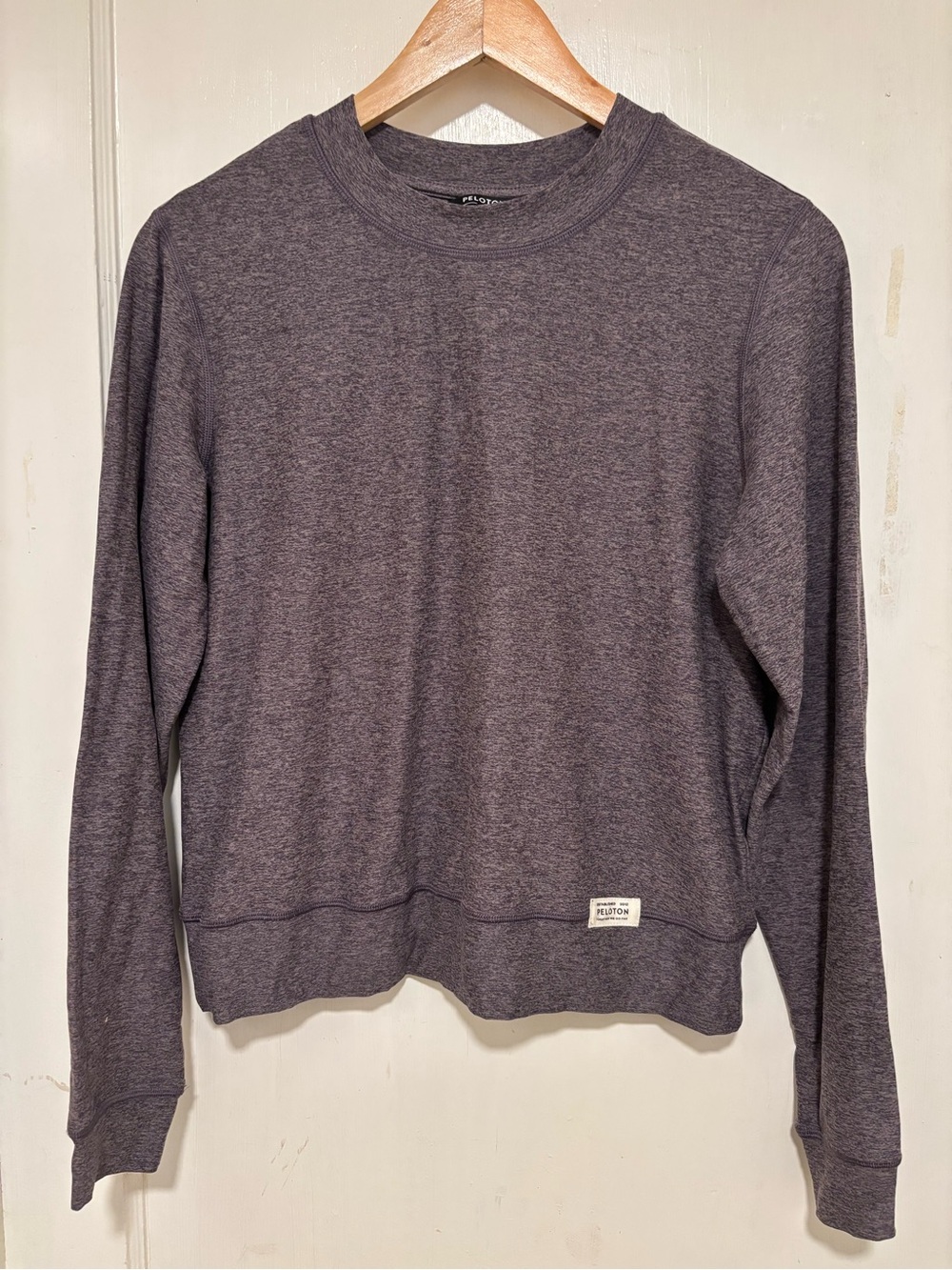 Peloton Heathered Purple Crewneck Sweatshirt - Purple